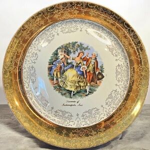 vintage Sabin Crest-O-Gold 22k Courting Couple